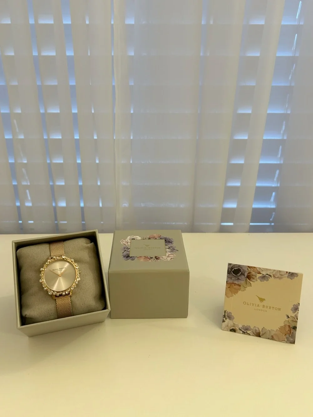 OLIVIA BURTON “Under the Sea” Mesh Bracelet Watch